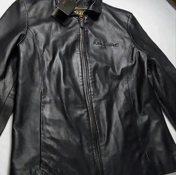 NWT Reed Genuine Leather Black Womens Jacket Small - Picture 15 of 16